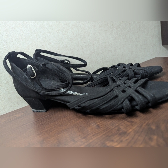 Diamant Ballroom Latin Salsa Dance Shoes with Vario Spin Sole Dancing Shoe Sz 9 - Picture 4 of 15